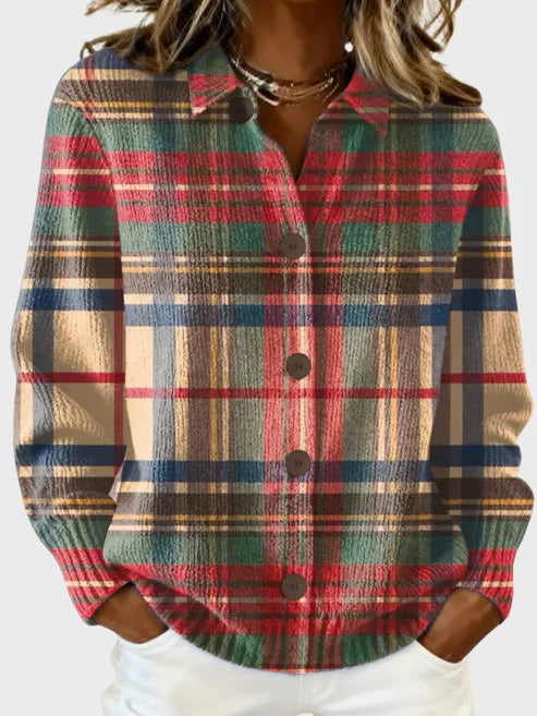 Taylor | RETRO PLAID SWEATER