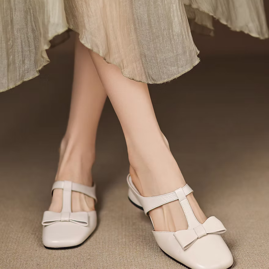 June&Rose™ - Lina Square Toe Slippers