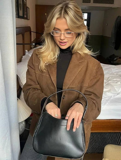 Fiora | Suede Blazer Jacket