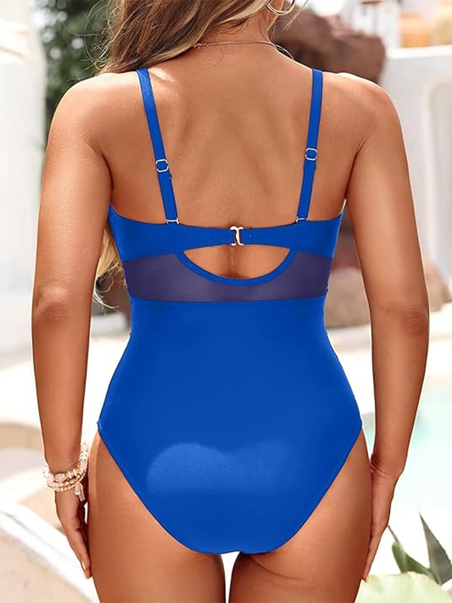 Jeanne™ - ELEGANT SWIMSUIT WITH SHAPING TRANSPARENCIES