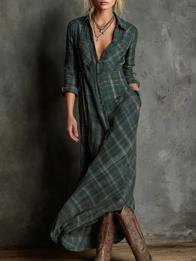 Olie | Maxi Shirt Dress