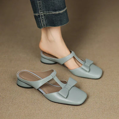 June&Rose™ - Lina Square Toe Slippers