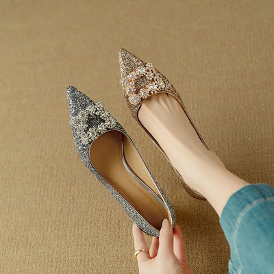June&Rose™ - Gloria Glitter Pumps