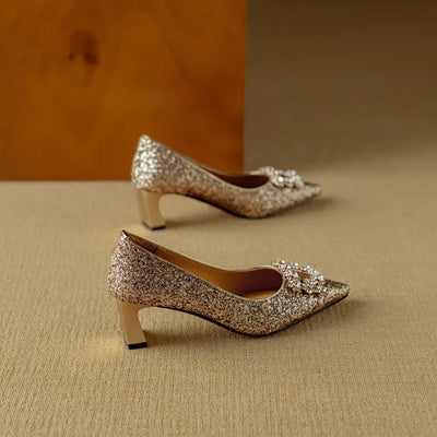 June&Rose™ - Gloria Glitter Pumps