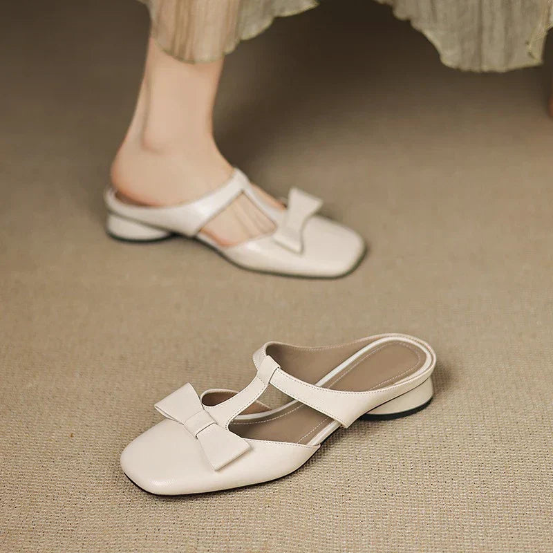 June&Rose™ - Lina Square Toe Slippers