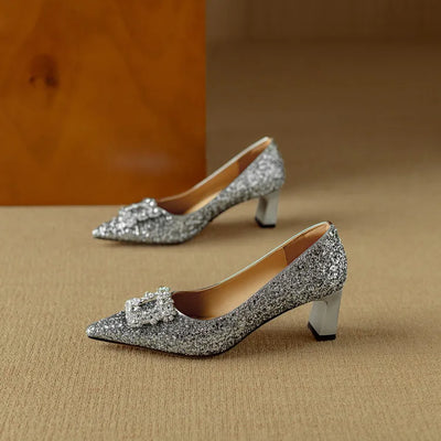 June&Rose™ - Gloria Glitter Pumps