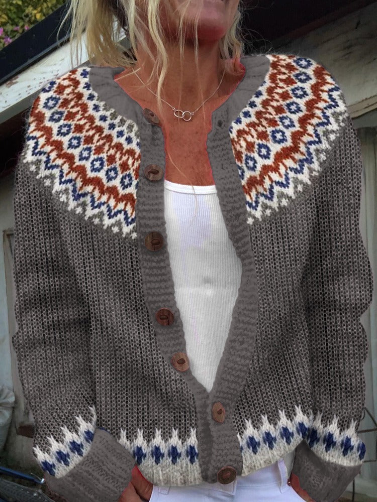 Gabriella | Vintage Icelandic Wool Cardigan