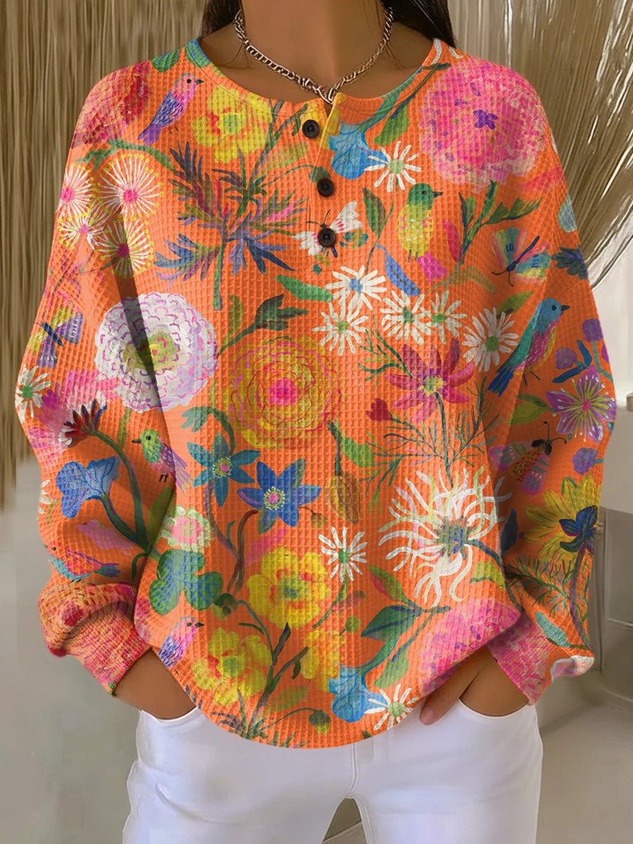 Julia | Sweater with Colorful Floral Print